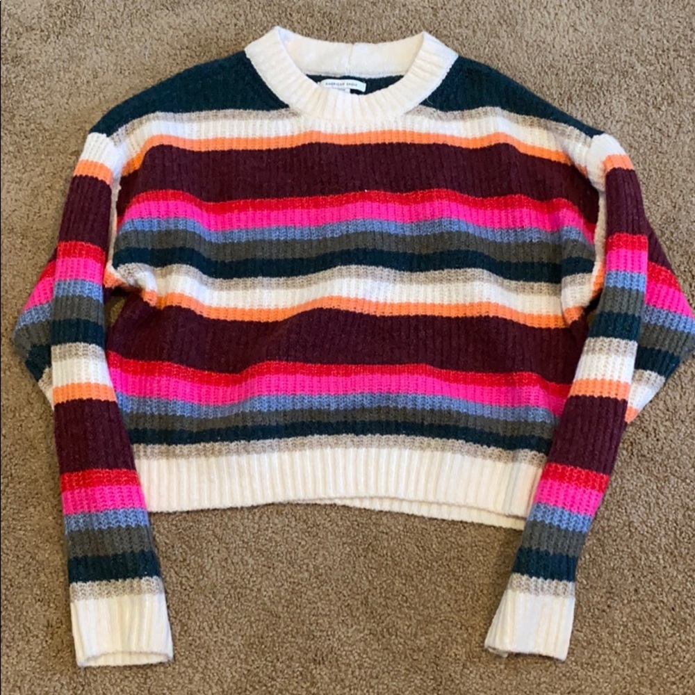 Striped soft sweater